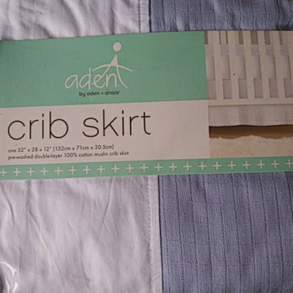aden anais crib skirt